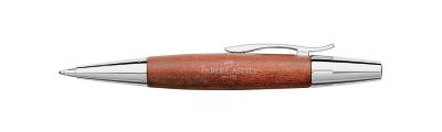 Faber Castell E-motion pearwood/chrome brown ballpoint pen