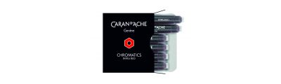 Caran D'Ache Box of 6 Ink Cartridges Fountain CHROMATICS Infra Red