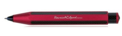 Kaweco Sport Alumínio / Caneta esferográfica vermelha mate carbono 
