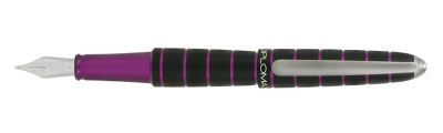 Diplomata Elox Ring Black/Purple Fountain Pen 