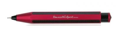 Lápis de enchimento Kaweco Sport Aluminium / Carbon Red Matt
