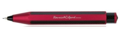 Lápis de enchimento Kaweco Sport Aluminium / Carbon Red Matt